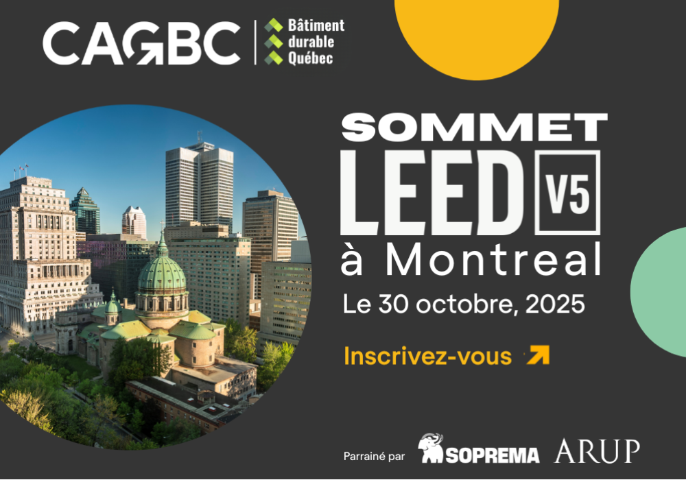 Sommet LEED V5 - Code rabais