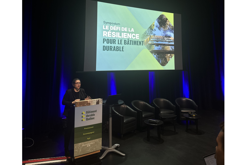 Le Symposium sur la r&eacute;silience organis&eacute;e par B&acirc;timent durable Qu&eacute;bec, la communaut&eacute; de pratique r&eacute;pond pr&eacute;sente!